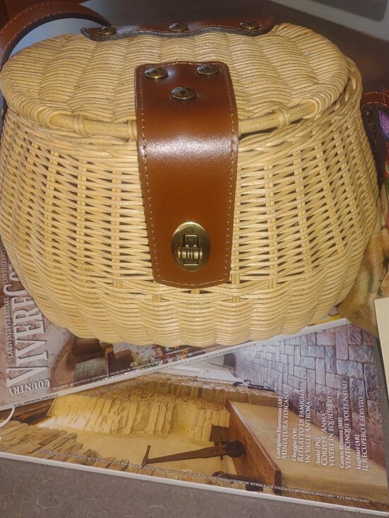 Patricia Nash Handbags - Patricia Nash Duronia Small Rattan Basket bag